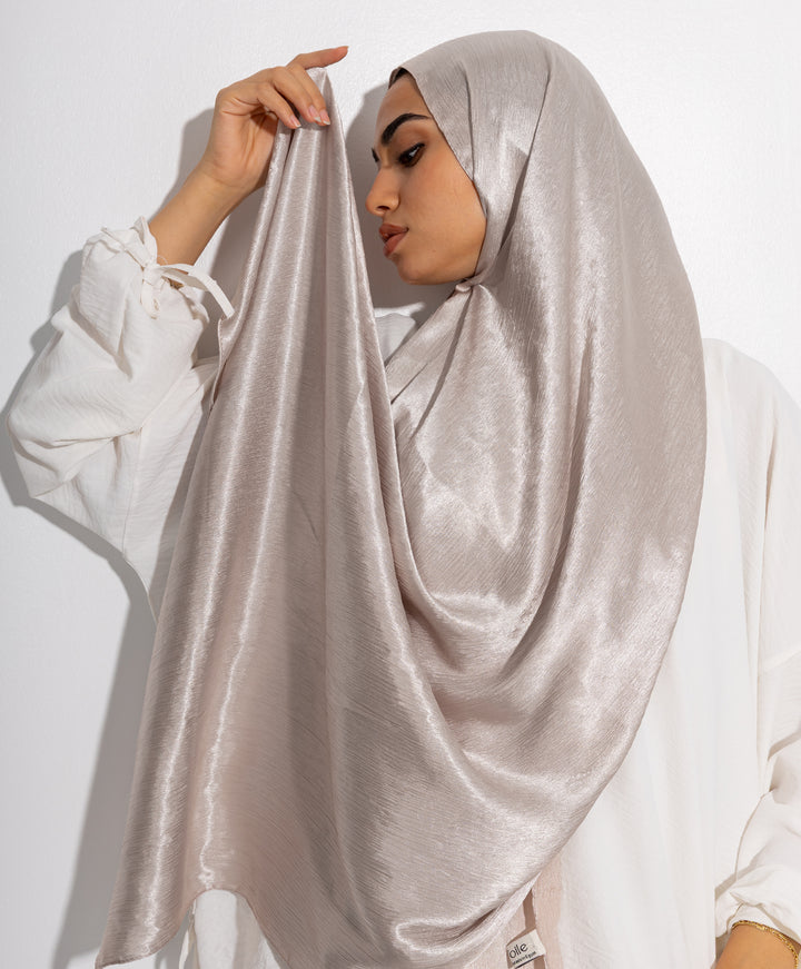 Crushed Satin Scarf