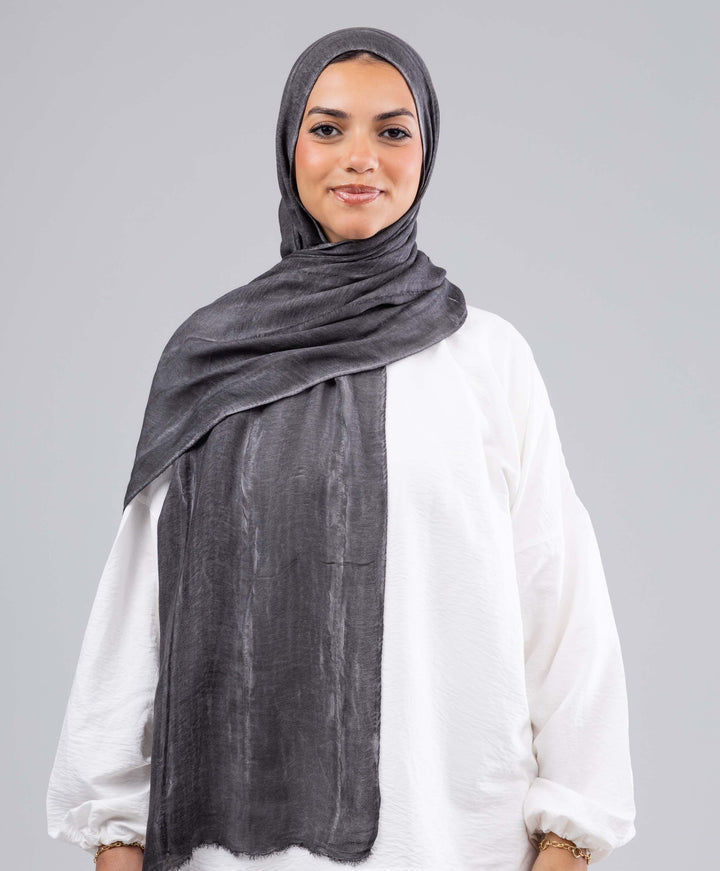 Lined Marble Cotton Scarf