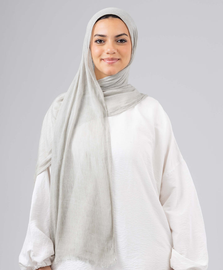 Bamboo Cotton Crushed Scarf