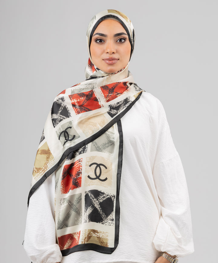 Patchwork Silk Scarf