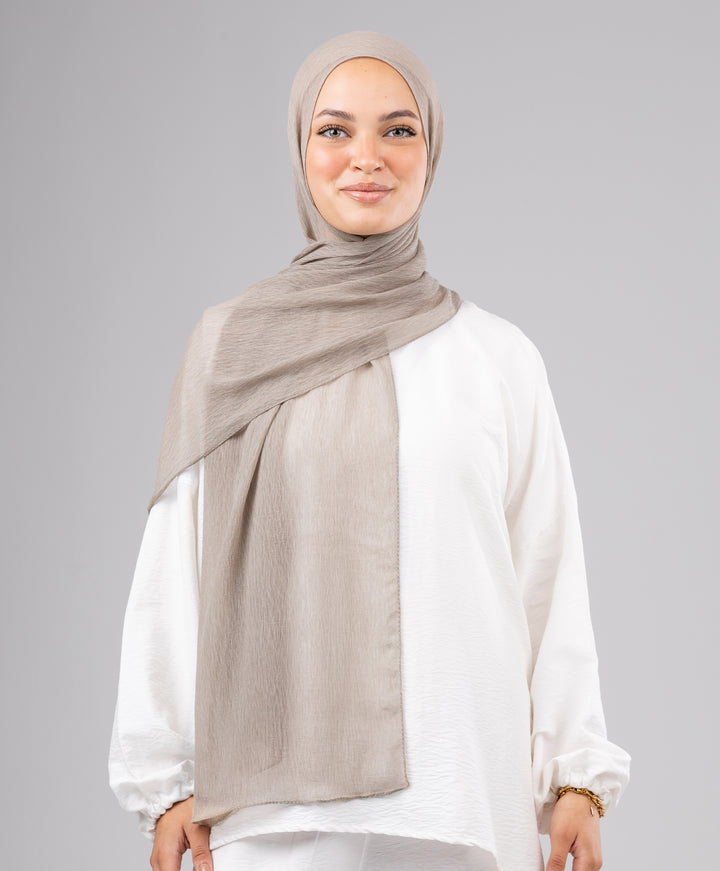 Ruffle Chiffon Scarf