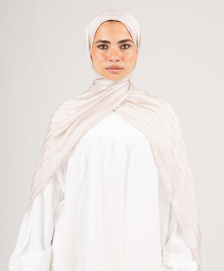 Majestic Satin Chiffon Scarf