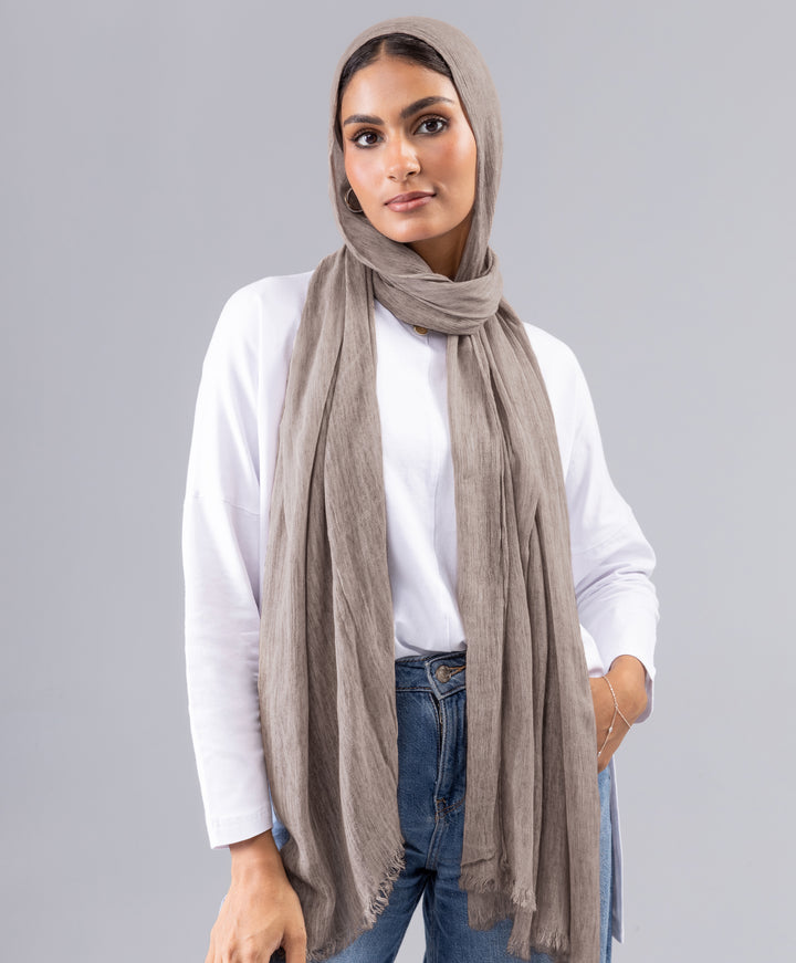 Marble Linen Scarf
