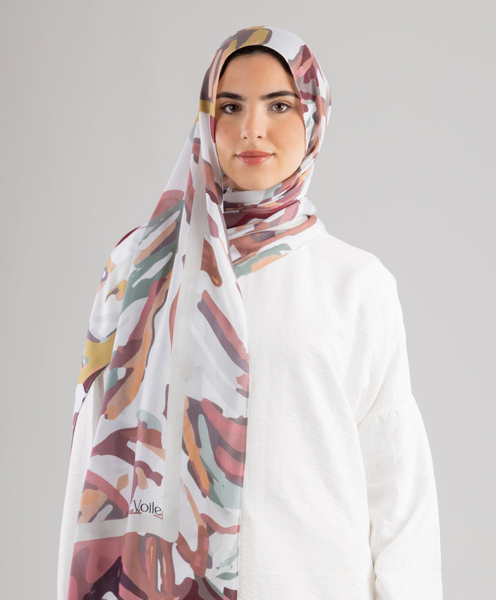 Painted Petal Modal Scarf