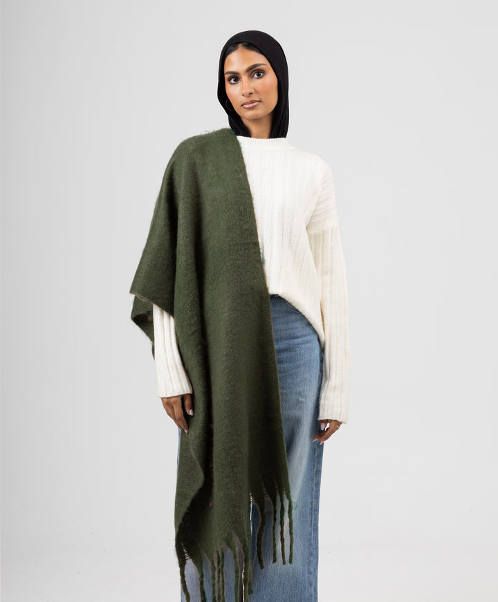 Essential Shawl-Olive