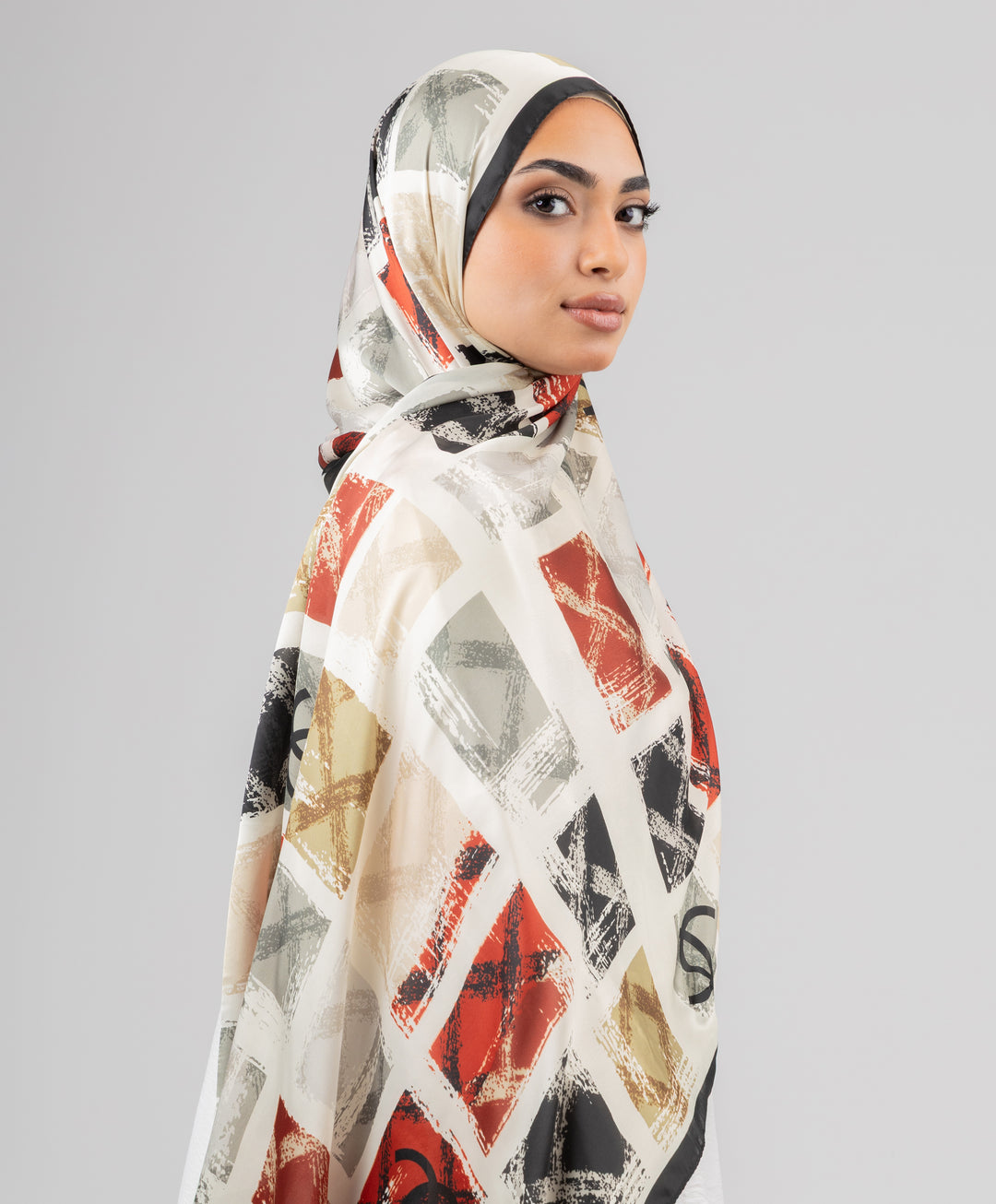 Patchwork Silk Scarf