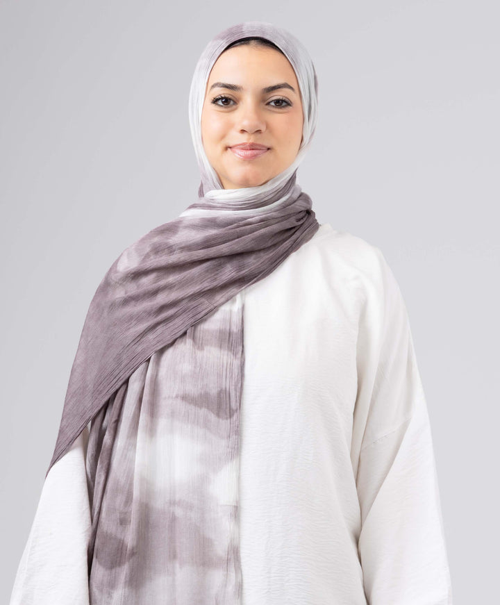 Wave Dye Linen Scarf