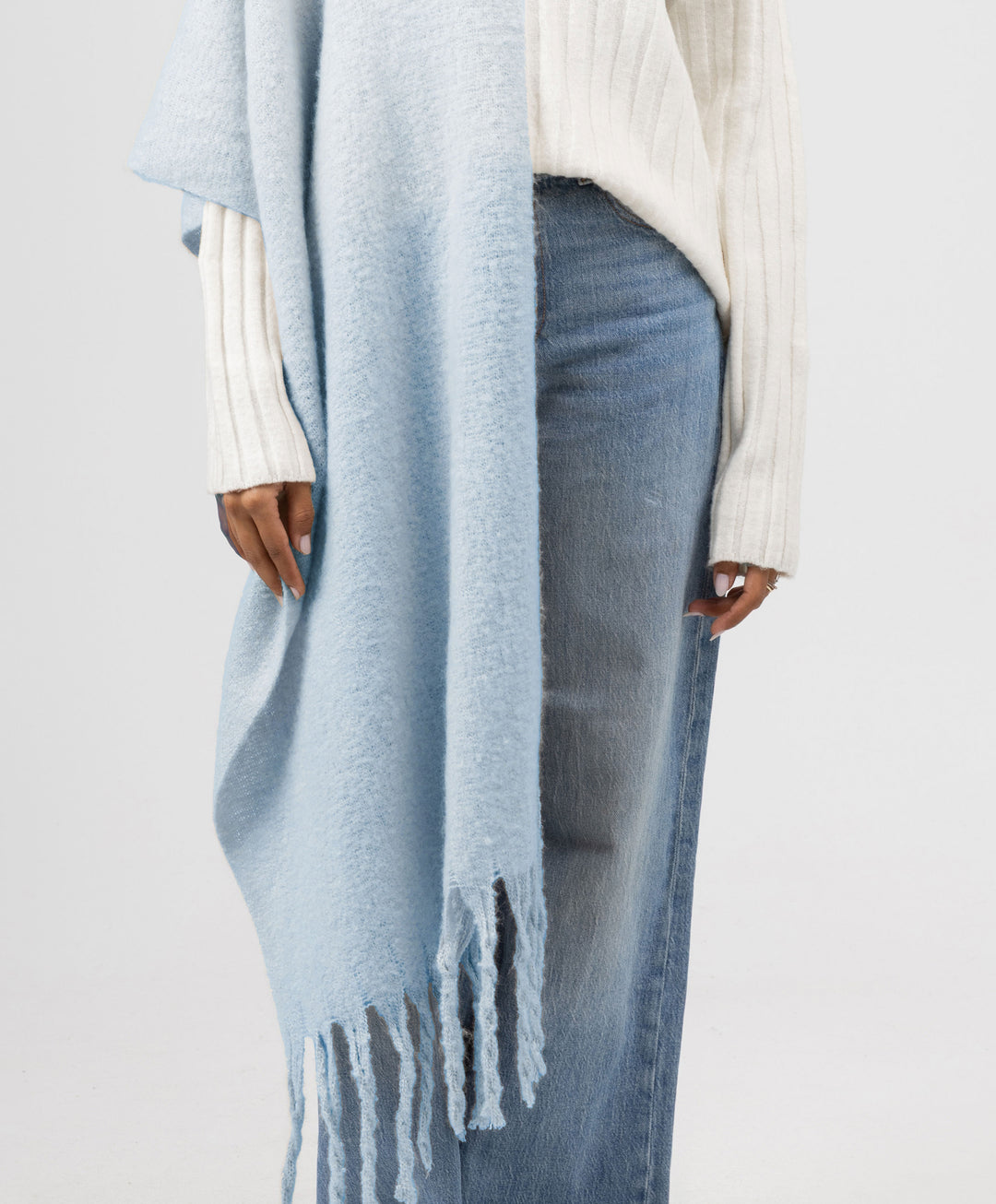 Essential Shawl-Baby Blue