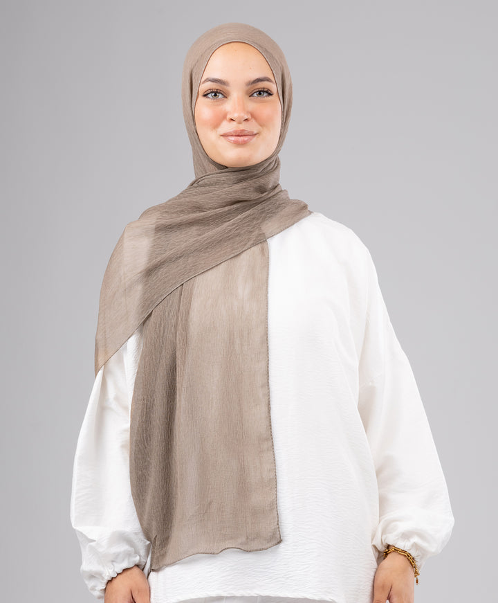 Ruffle Chiffon Scarf