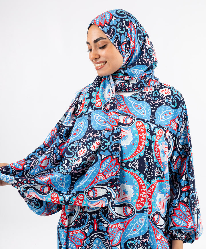 Ocean Paisley Viscose Isdal