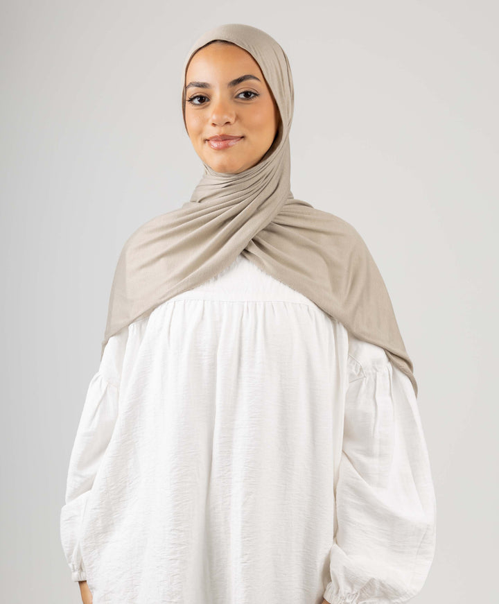Plain Cotton Lycra Scarf