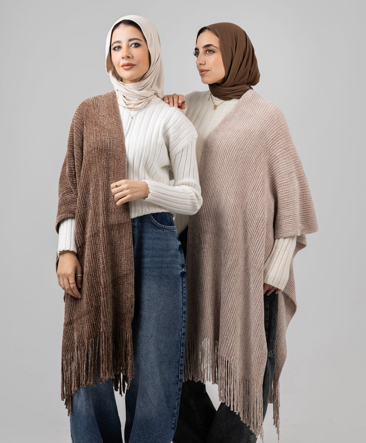 Knitted Winter Shawl