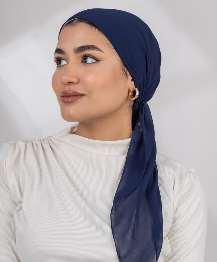 Girly Chiffon Square Scarf