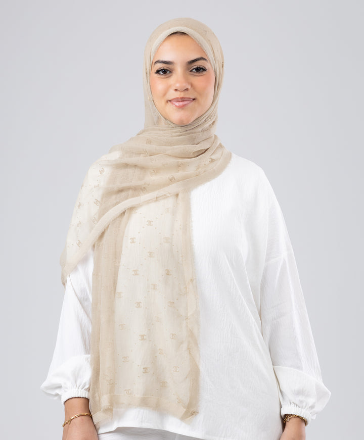 Lace Luxury Crinkle Scarf