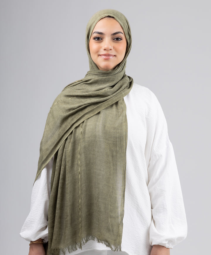Soft Linen Marble Scarf