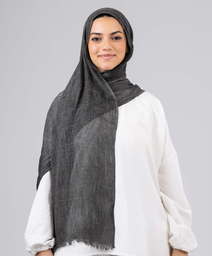Bamboo Cotton Crushed Scarf