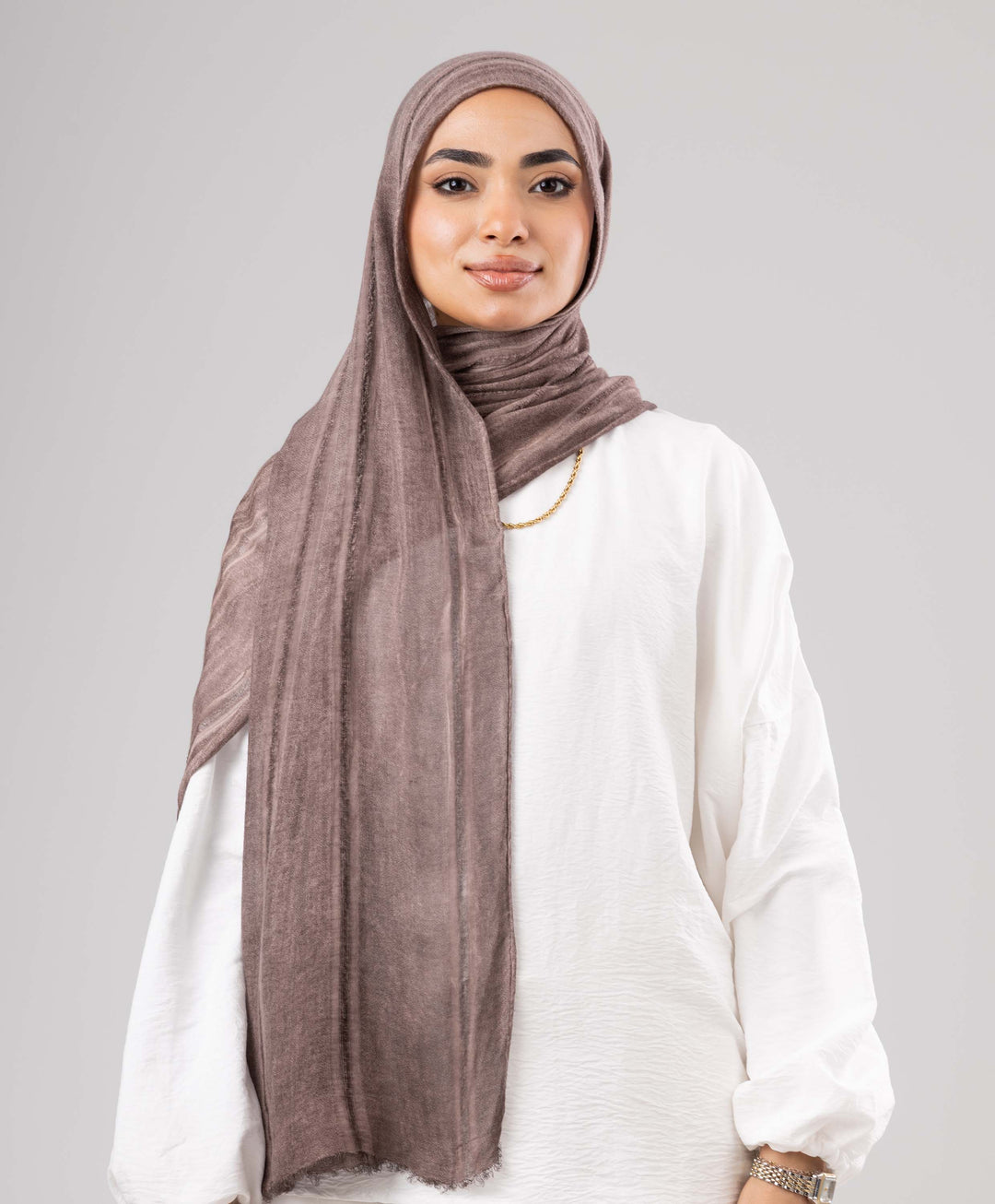 Hazy Linen Marble Scarf