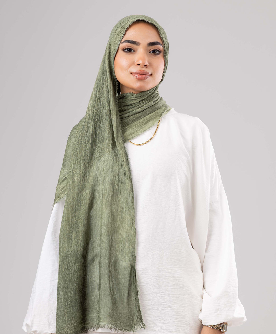Gloomy Linen Marble Scarf