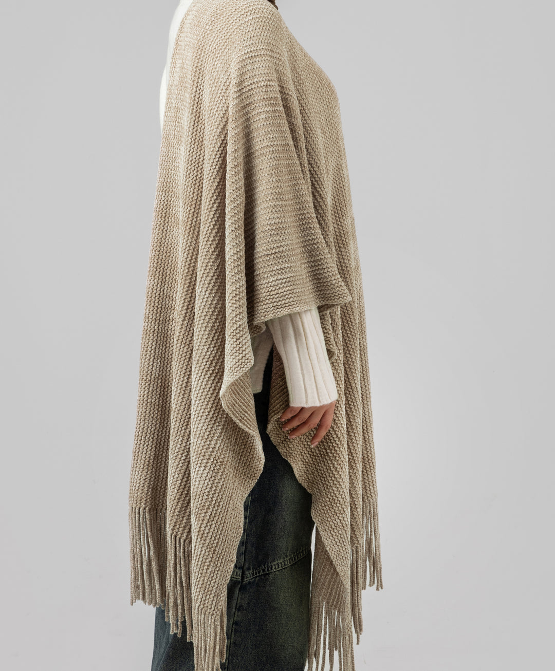 Knitted Winter Shawl