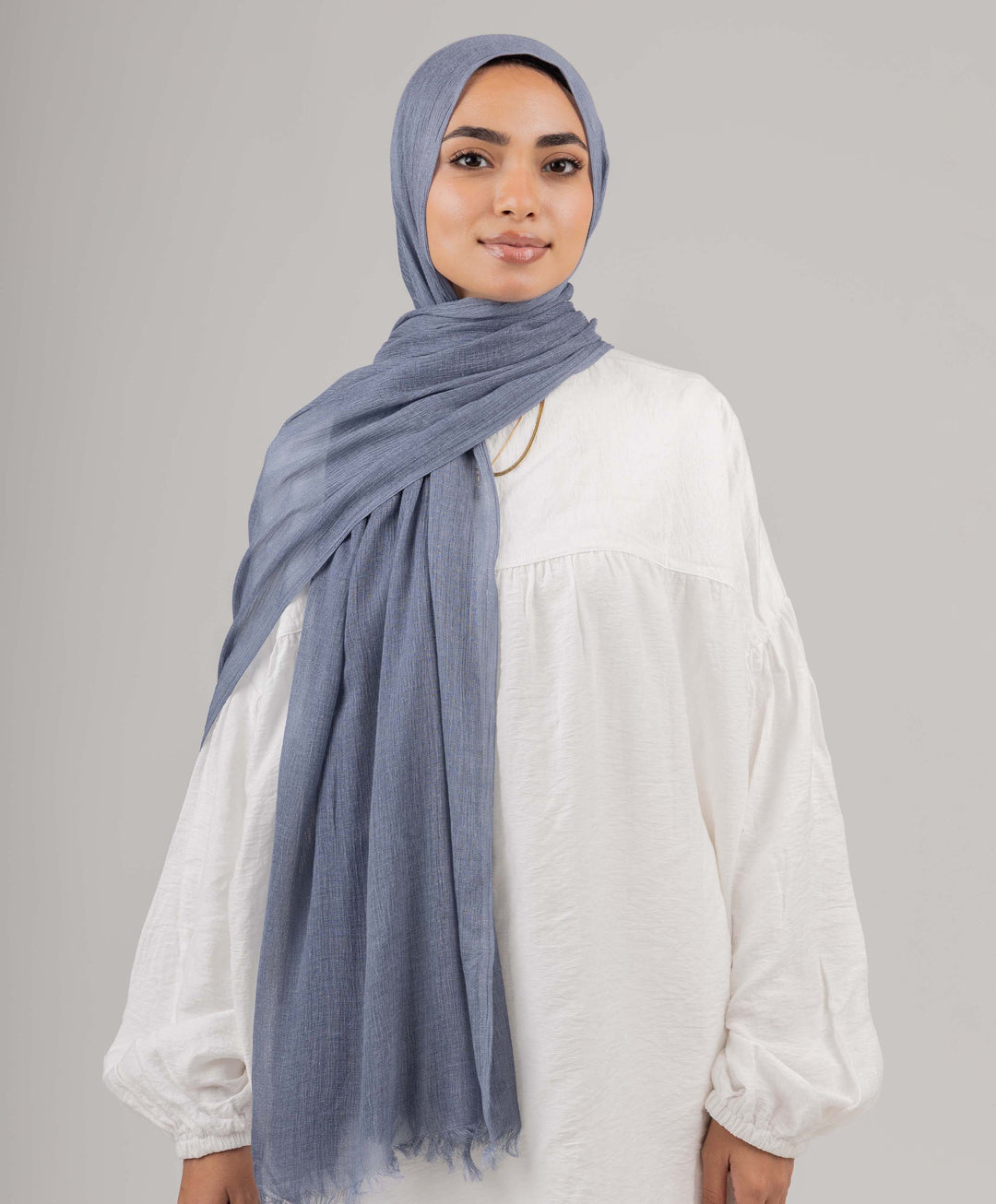 Cozy Marble Linen Scarf