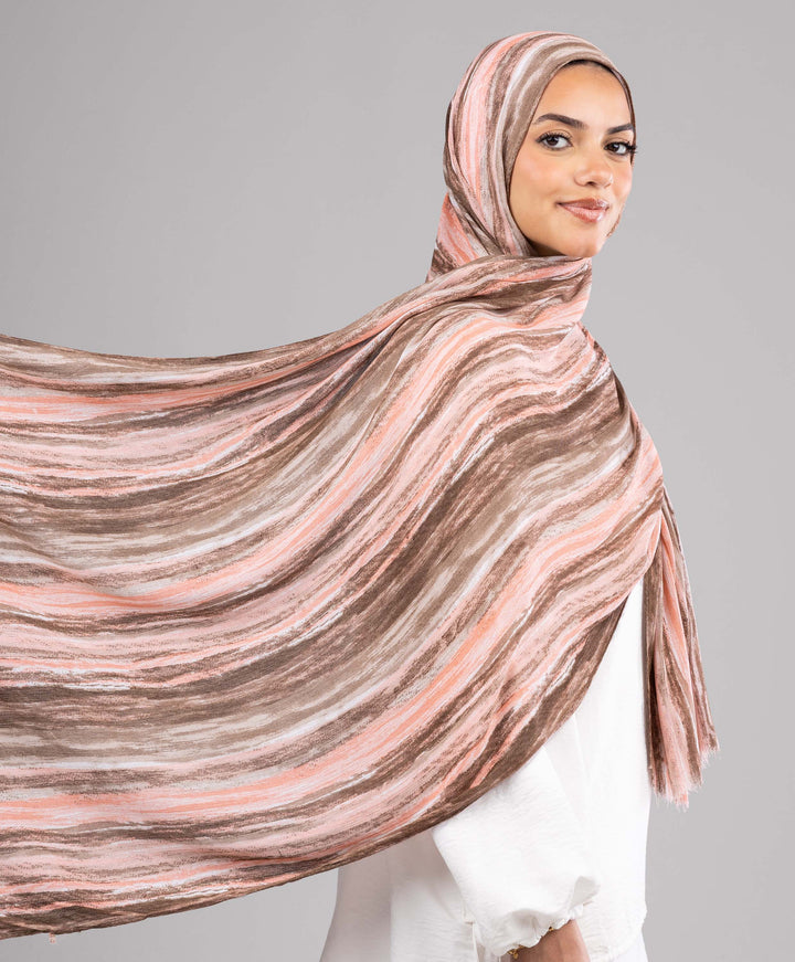Lined Fantasy Sponge Scarf