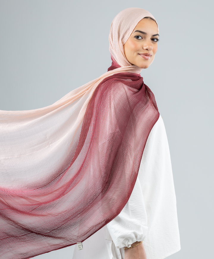 Soft Gradient Cotton Scarf