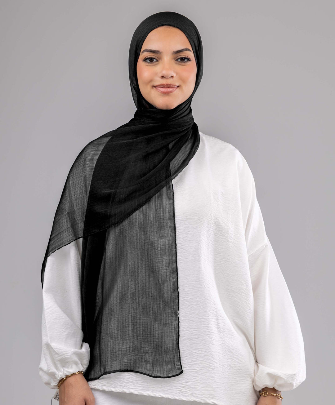 Lined Chiffon Scarf