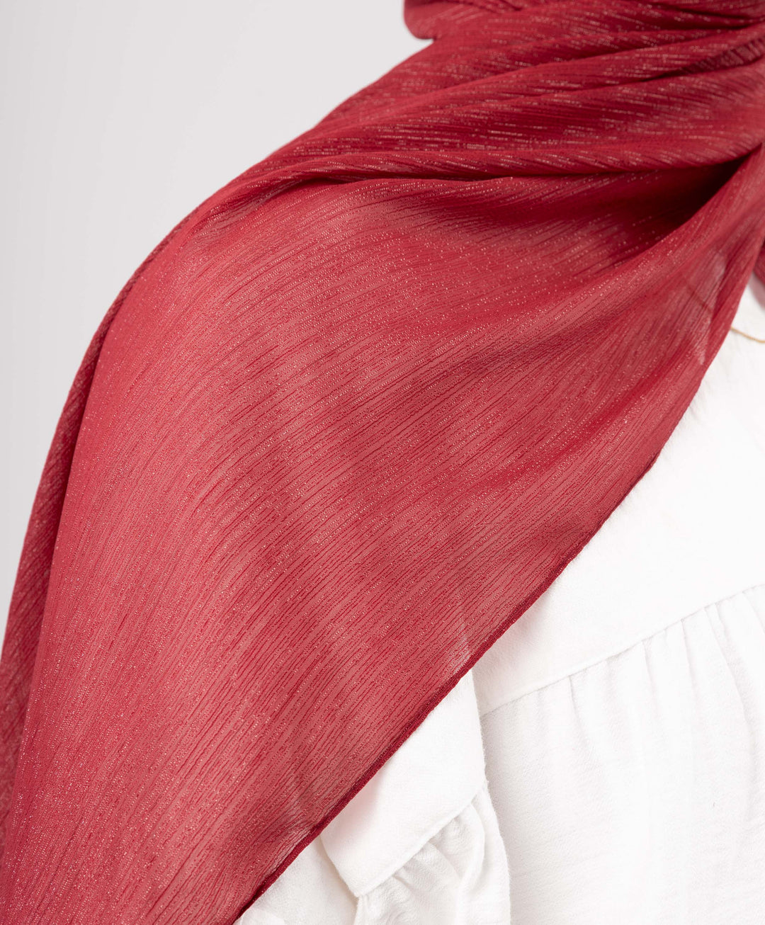 Glittery Chiffon Scarf