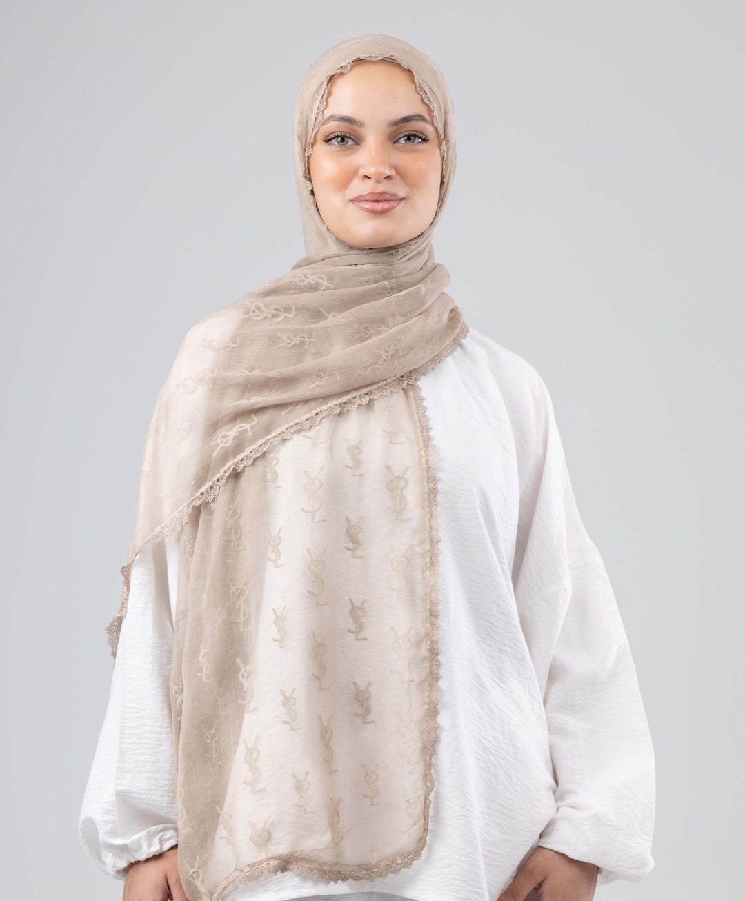 Lace Luxe Crinkle Scarf
