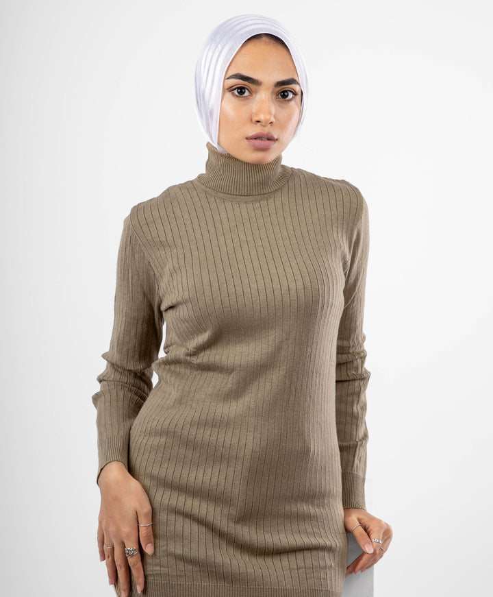 Long Ribbed Pullover