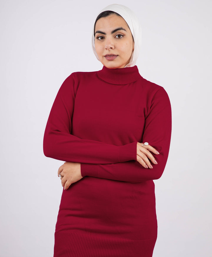 Long Modest Basic Fit Pullover