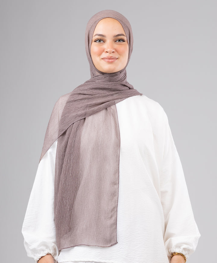 Ruffle Chiffon Scarf