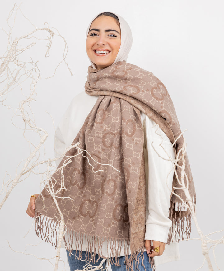 Desert Dawn Winter Shawl