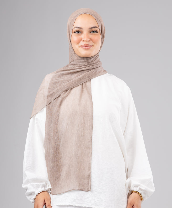 Ruffle Chiffon Scarf
