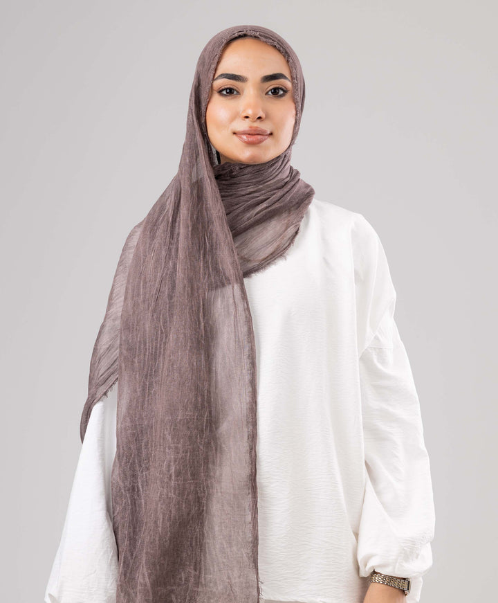 Gloomy Linen Marble Scarf