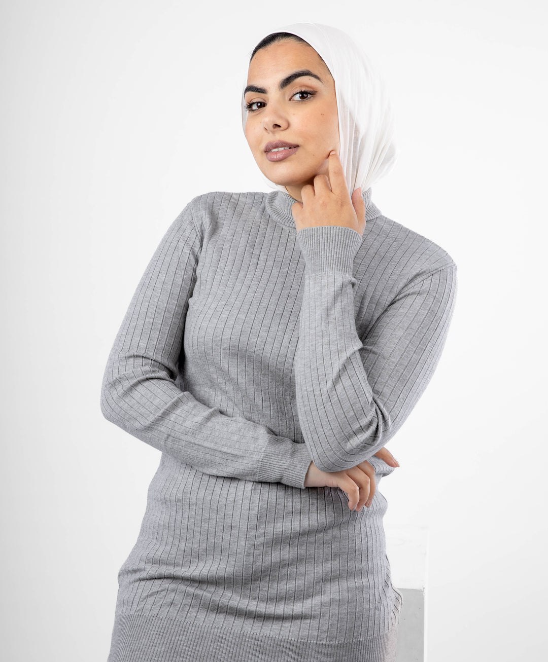 Long Ribbed Pullover