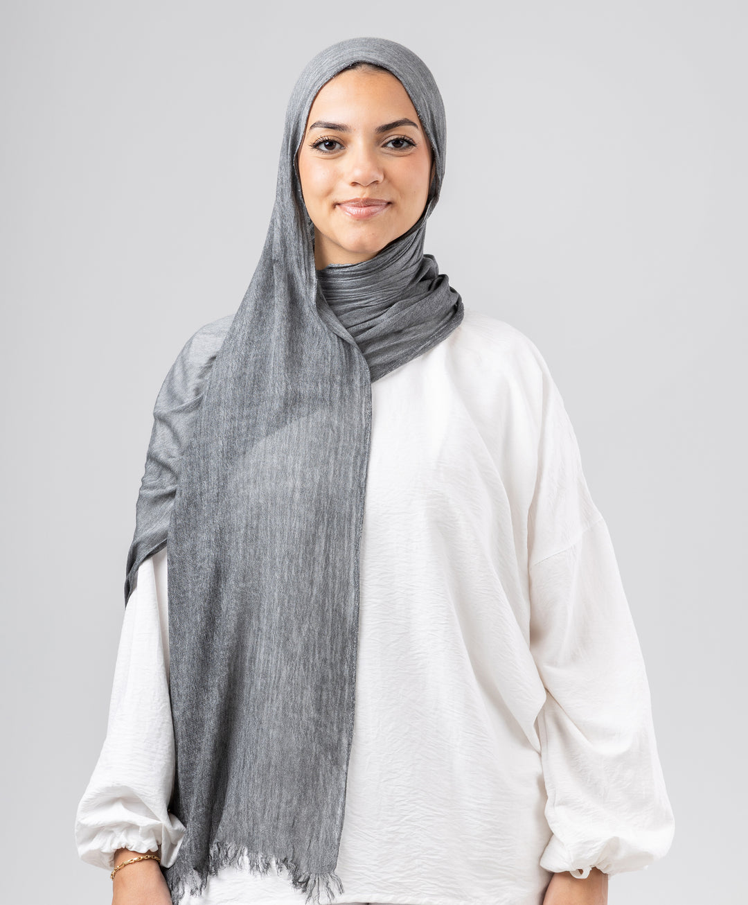 Elegance Crinkled Cotton Scarf