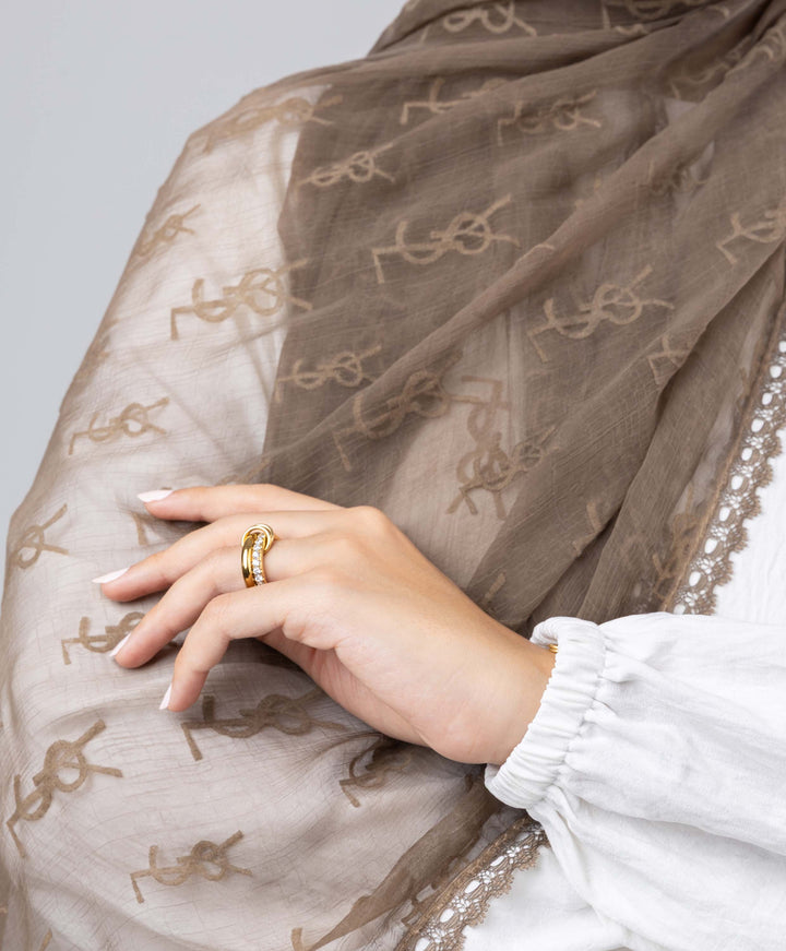 Lace Luxe Crinkle Scarf