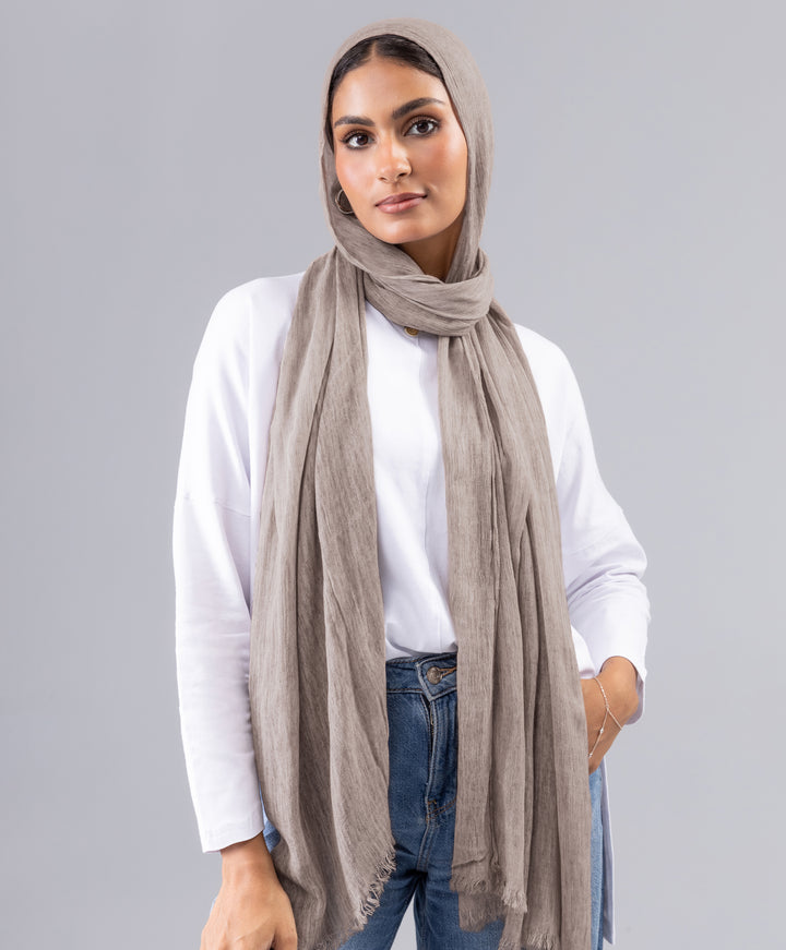 Marble Linen Scarf