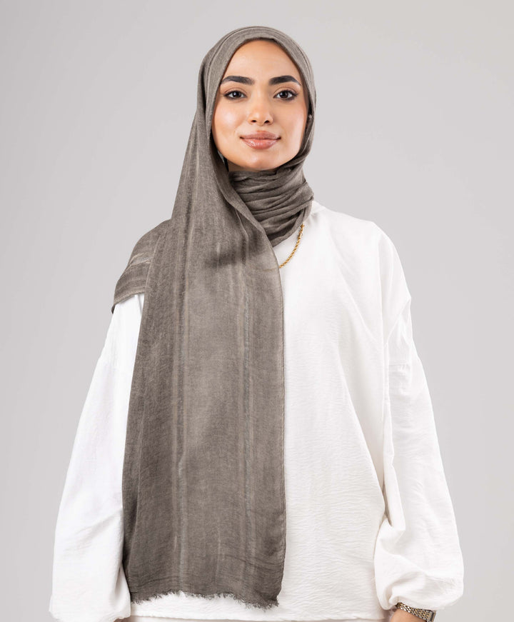 Hazy Linen Marble Scarf