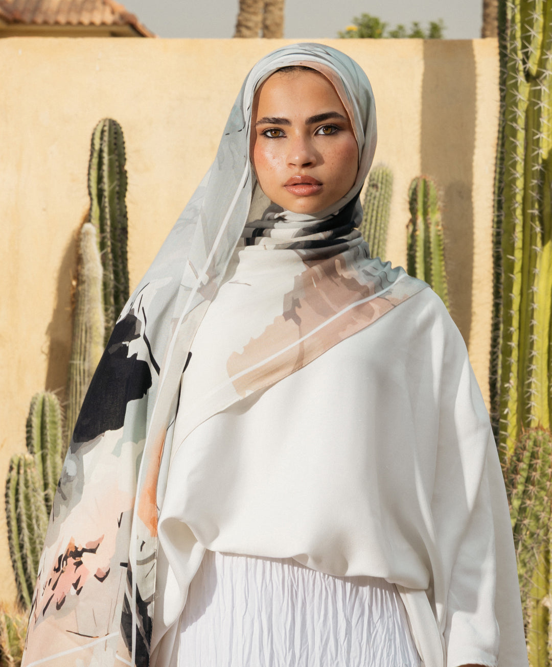 Ink Bloom Modal Scarf