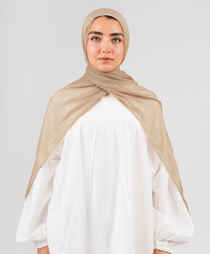Soft Silk Crinkle Scarf