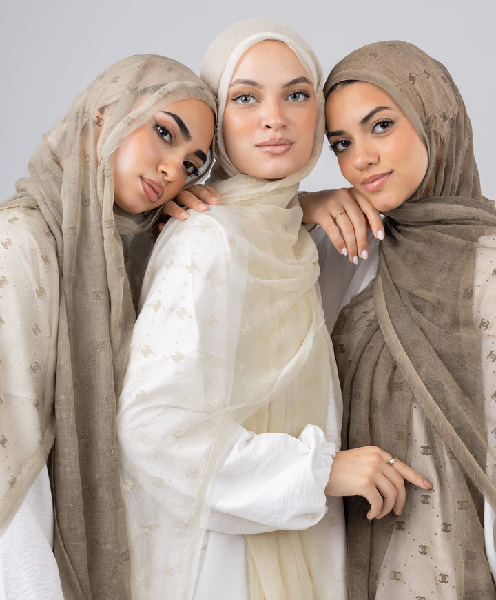 Lace Luxury Crinkle Scarf