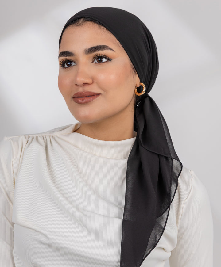 Girly Chiffon Square Scarf