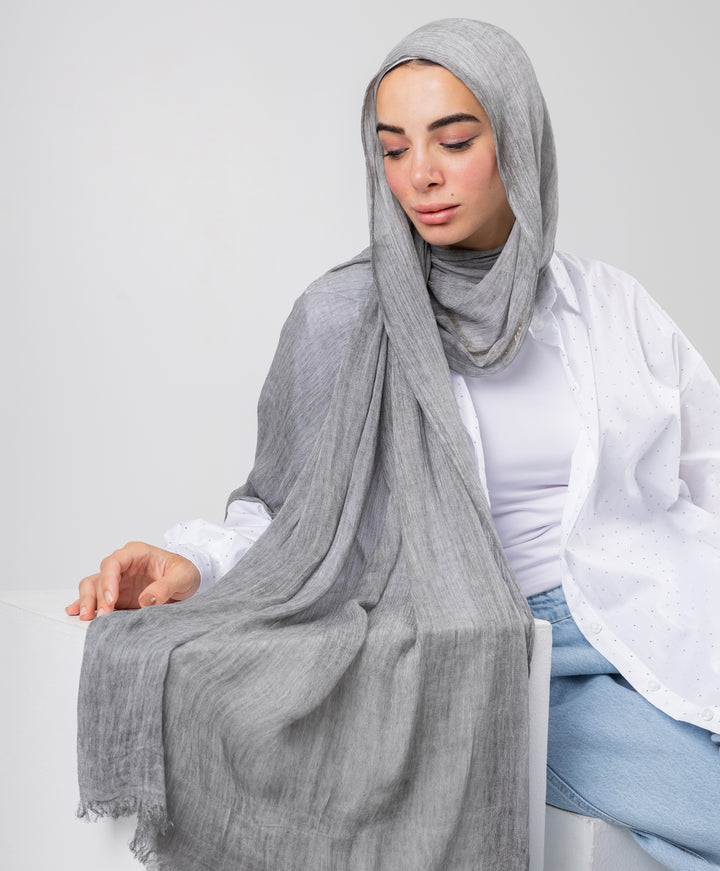 Marble Linen Scarf