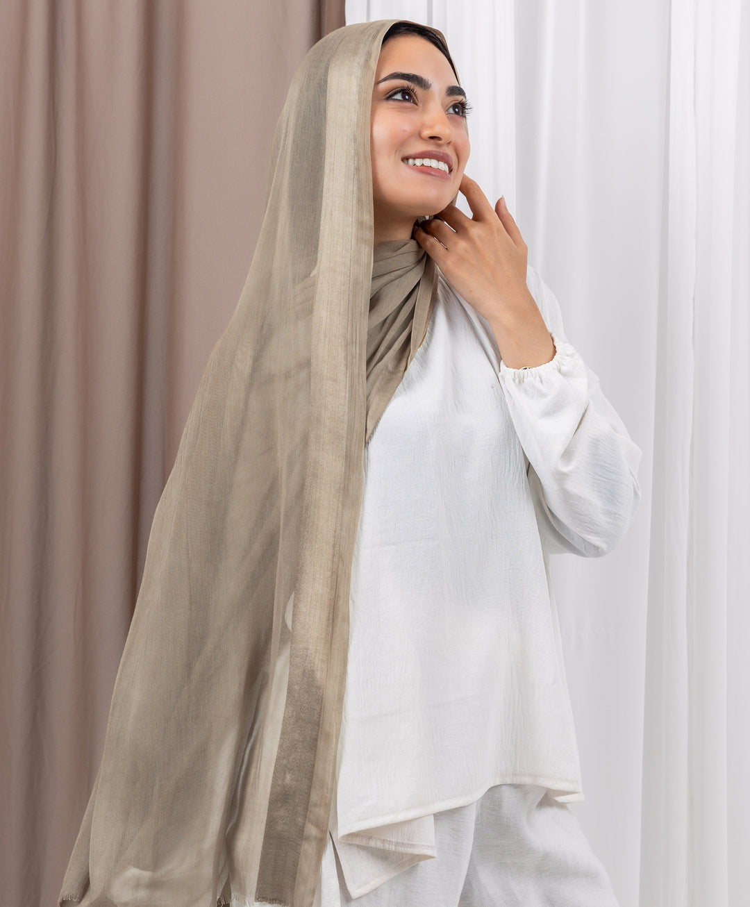 Everyday Linen Satin Scarf