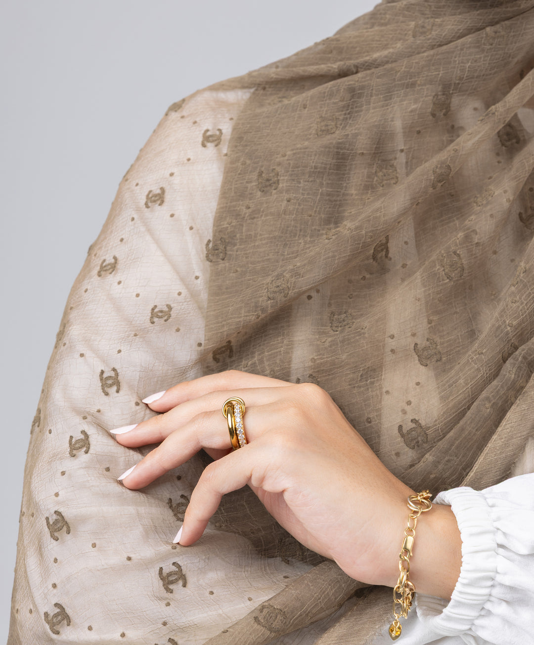 Lace Luxury Crinkle Scarf