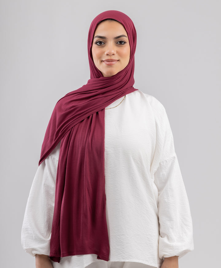 Plain Cotton Lycra Scarf