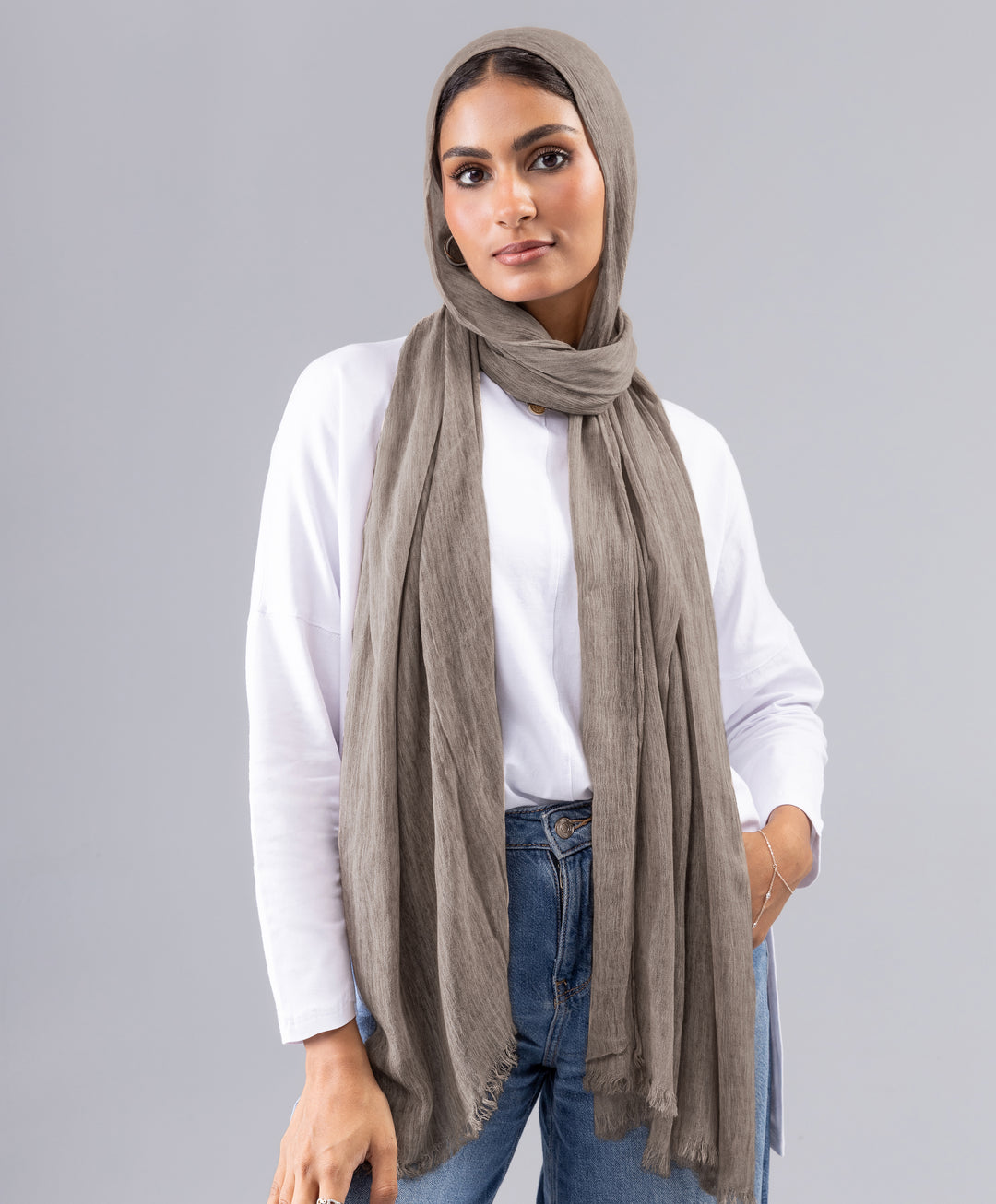 Marble Linen Scarf
