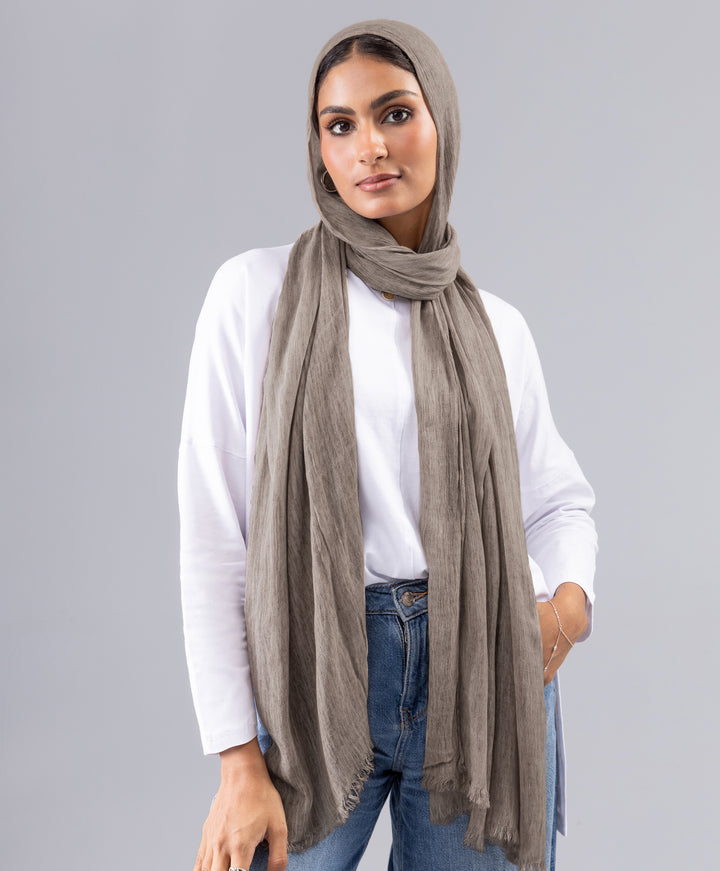 Marble Linen Scarf
